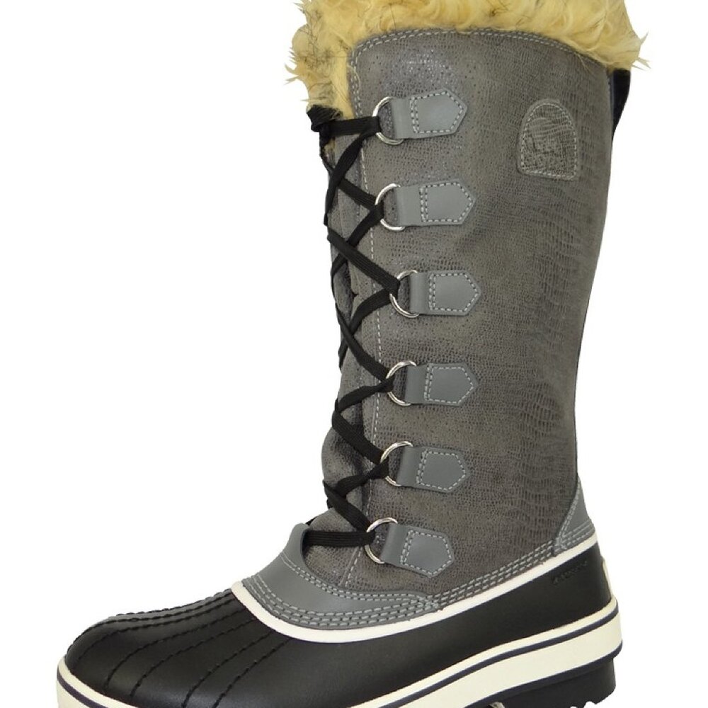 Sorel Women's Pewter‎ Grey Arctic Tivoli High LL1864-035 Winter Boots Size 8.5